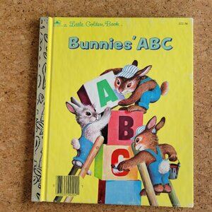 Vintage Little Golden Book Bunnies' ABC 1985